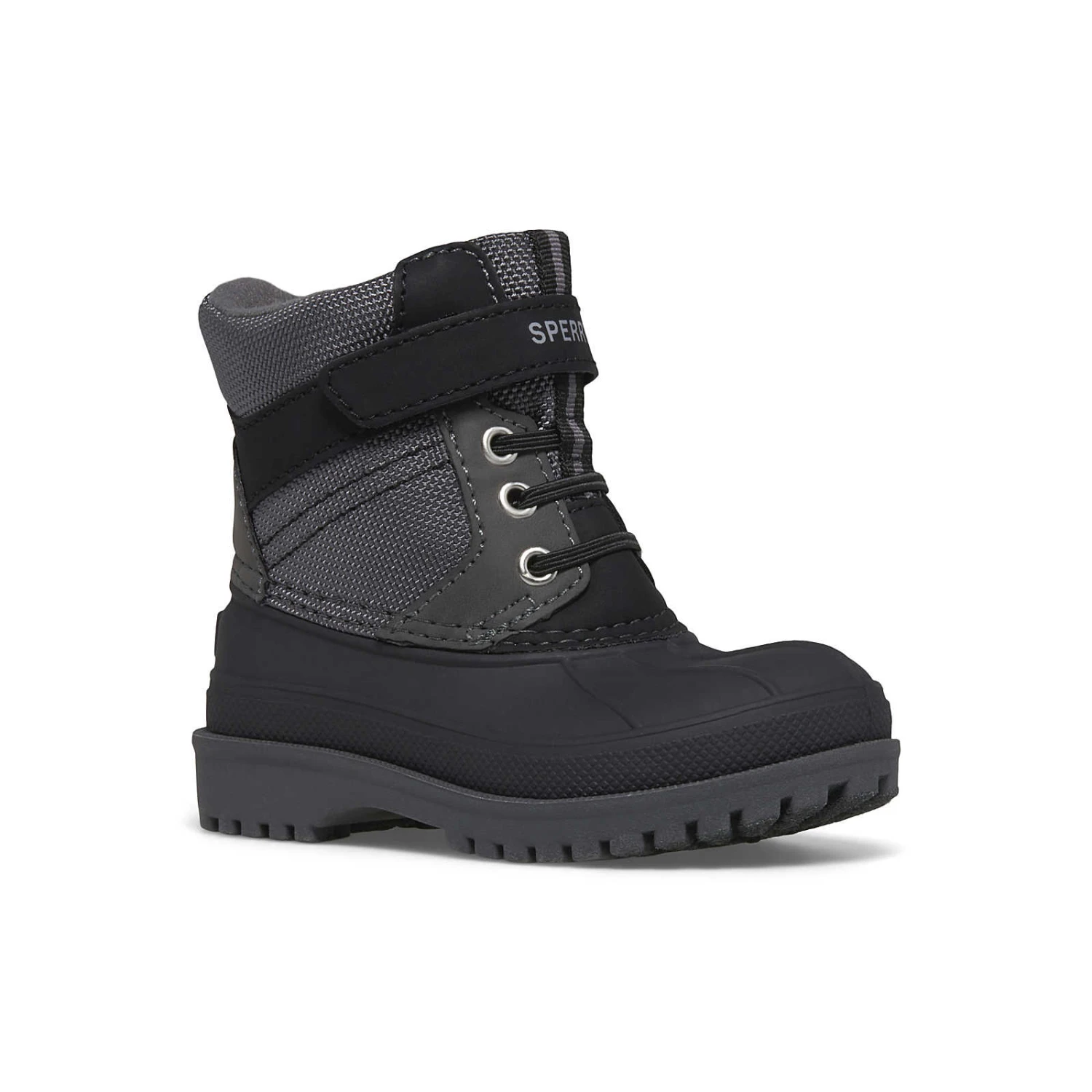 Sperry Top-Sider Big Kid's Storm Hopper A/C Boot Black/Grey 4 Sperry Top-Sider Big Kid's Storm Hopper A/C Boot Black/Grey - Image 2