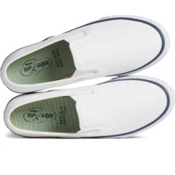 Sperry Top-Sider Unisex Cloud Slip On Deck Sneaker White -Sperry Top-Sider Sales STS17602 view 5