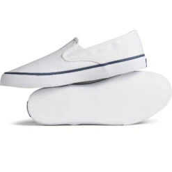 Sperry Top-Sider Unisex Cloud Slip On Deck Sneaker White -Sperry Top-Sider Sales STS17602 view 6