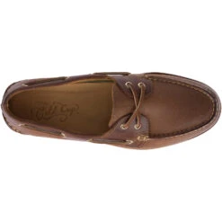 Sperry Top-Sider Men's Gold Cup™ Authentic Original™ Rivingston Boat Shoe Tan -Sperry Top-Sider Sales STS19319 TOP2
