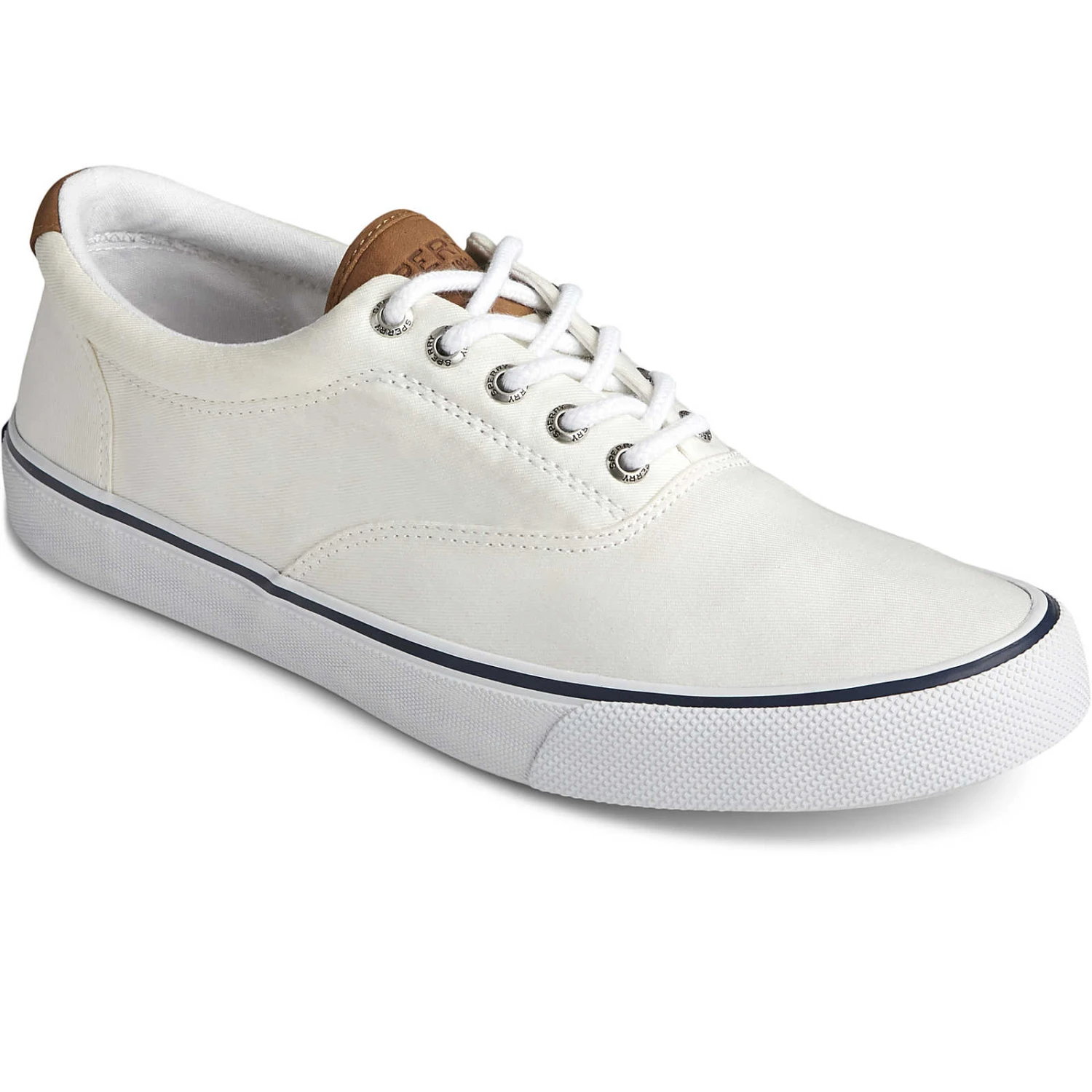 Sperry Top-Sider Men's Striper II CVO Sneaker Salt Washed White 4 Sperry Top-Sider Men's Striper II CVO Sneaker Salt Washed White - Image 2