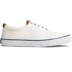 Sperry Top-Sider Men's Striper II CVO Sneaker Salt Washed White