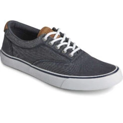 Sperry Top-Sider Men's Striper II CVO Sneaker Salt Washed Navy -Sperry Top-Sider Sales STS22044