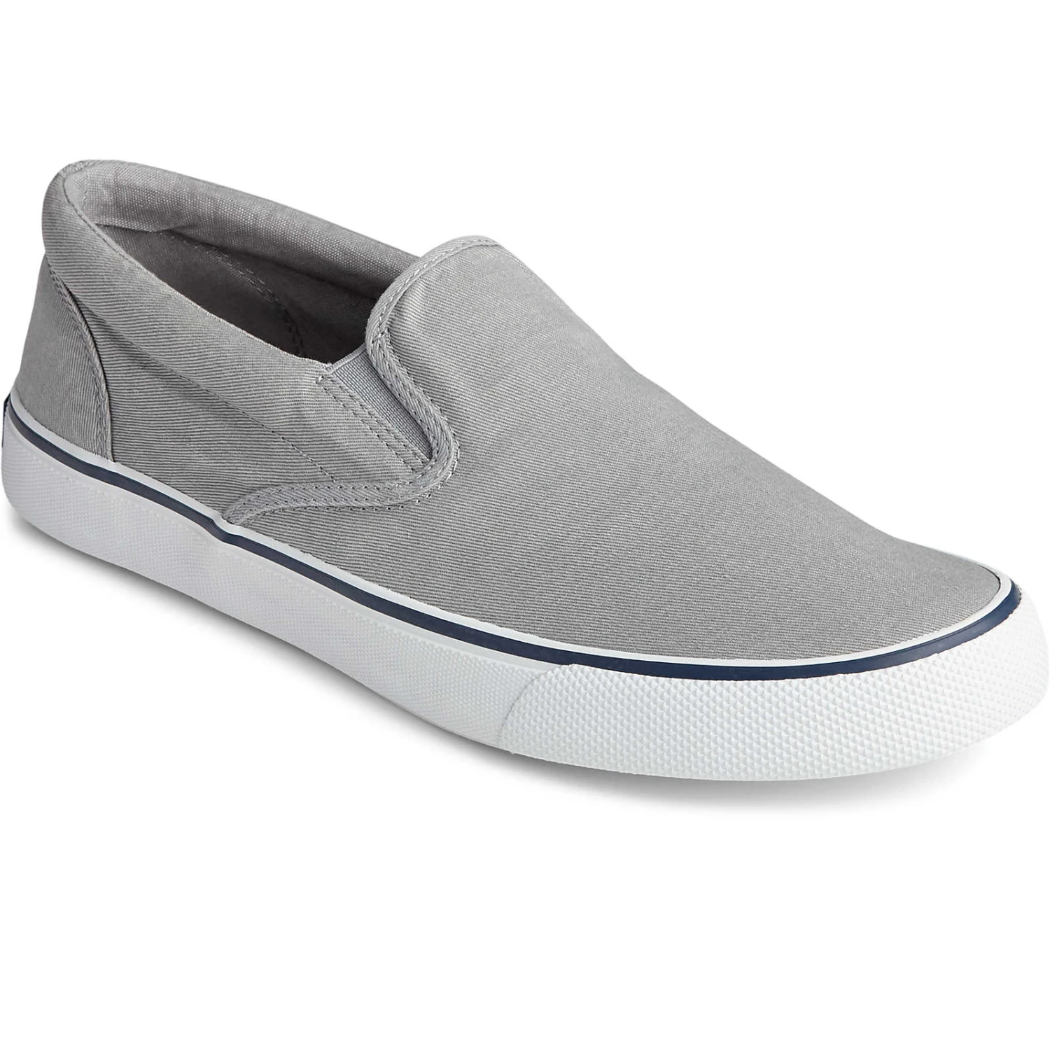 Sperry Top-Sider Men's Striper II Slip On Sneaker Grey 4 Sperry Top-Sider Men's Striper II Slip On Sneaker Grey - Image 2