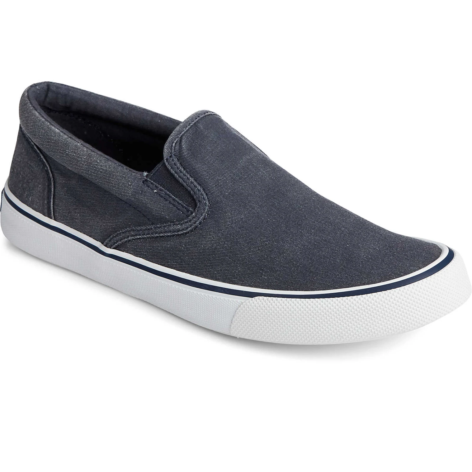 Sperry Top-Sider Men's Striper II Slip On Sneaker Navy 4 Sperry Top-Sider Men's Striper II Slip On Sneaker Navy - Image 2