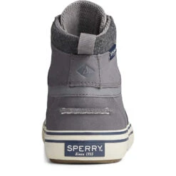 Sperry Top-Sider Men's Striper Storm Sneaker Boot Grey Suede -Sperry Top-Sider Sales STS22654 90