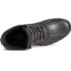 Sperry Top-Sider Men's Saltwater Duck Boot Black/Black -Sperry Top-Sider Sales STS23078 TOP