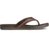 Sperry Top-Sider Men's PLUSHWAVE™ Dock Flip Flop Brown -Sperry Top-Sider Sales STS23330 000