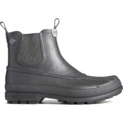 Sperry Top-Sider Men's Cold Bay Rubber Waterproof Chelsea Boot Black