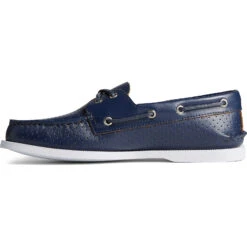 Sperry Top-Sider Men's Authentic Original™ Perforated Boat Shoe Navy -Sperry Top-Sider Sales STS23924 180
