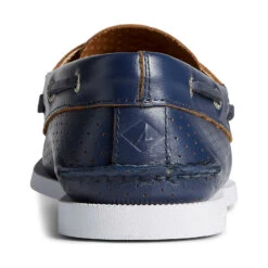 Sperry Top-Sider Men's Authentic Original™ Perforated Boat Shoe Navy -Sperry Top-Sider Sales STS23924 90
