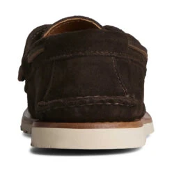 Sperry Top-Sider Men's Sperry X Sunspel Authentic Original™ Suede Boat Shoe Ameretto -Sperry Top-Sider Sales STS24218 90