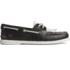 Sperry Top-Sider Men's Sperry X Brooks Brothers Authentic Original™ Kiltie Boat Shoe Black/White
