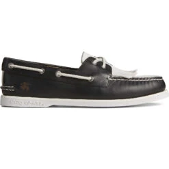 Sperry Top-Sider Men's Sperry X Brooks Brothers Authentic Original™ Kiltie Boat Shoe Black/White