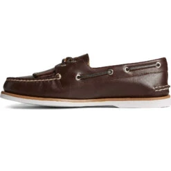 Sperry Top-Sider Men's Sperry X Brooks Brothers Authentic Original™ Kiltie Boat Shoe Classic Brown -Sperry Top-Sider Sales STS24332 180