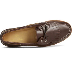 Sperry Top-Sider Men's Sperry X Brooks Brothers Authentic Original™ Kiltie Boat Shoe Classic Brown -Sperry Top-Sider Sales STS24332 TOP