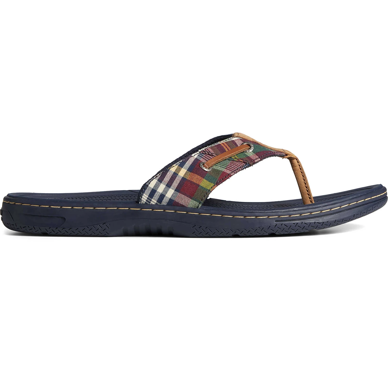 Sperry Top-Sider Men's Sperry X Brooks Brothers Baitfish Flip Flop Plaid 3 Sperry Top-Sider Men's Sperry X Brooks Brothers Baitfish Flip Flop Plaid