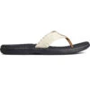 Sperry Top-Sider Men's Sperry X Brooks Brothers Baitfish Flip Flop White -Sperry Top-Sider Sales STS24335 000