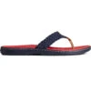 Sperry Top-Sider Men's Sperry X Brooks Brothers Baitfish Flip Flop Navy -Sperry Top-Sider Sales STS24336 000
