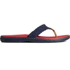 Sperry Top-Sider Men's Sperry X Brooks Brothers Baitfish Flip Flop Navy