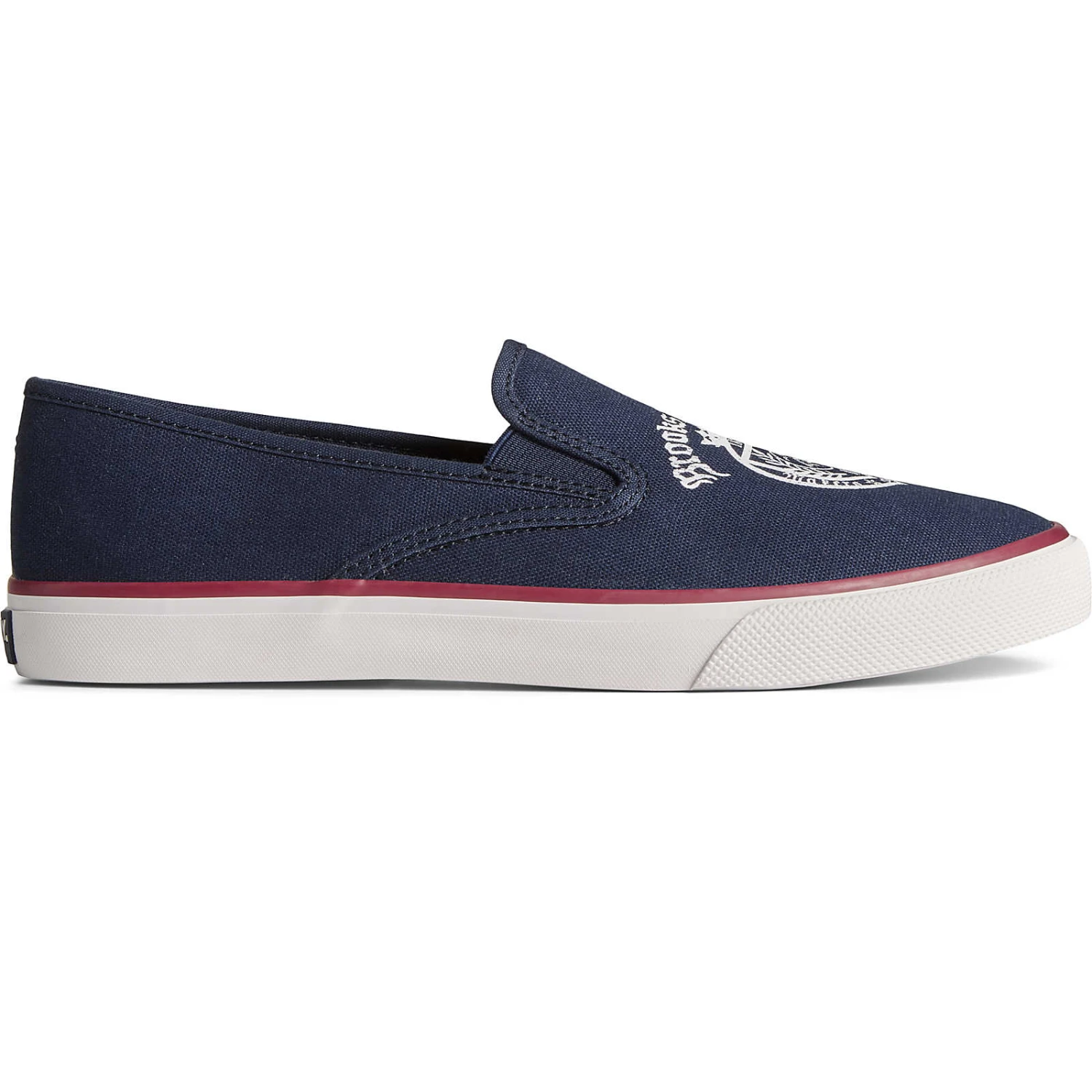 Sperry Top-Sider Women's Sperry X Brooks Brothers Slip On Sneaker Navy 3 Sperry Top-Sider Women's Sperry X Brooks Brothers Slip On Sneaker Navy