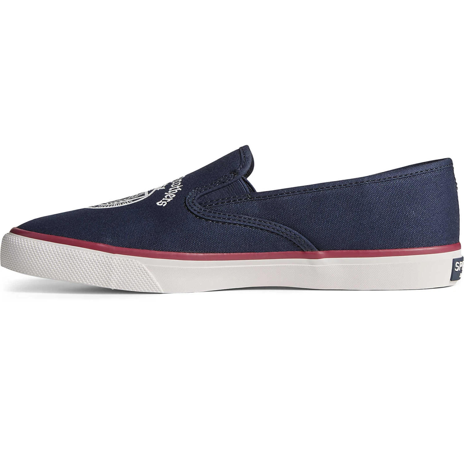 Sperry Top-Sider Women's Sperry X Brooks Brothers Slip On Sneaker Navy 6 Sperry Top-Sider Women's Sperry X Brooks Brothers Slip On Sneaker Navy - Image 4