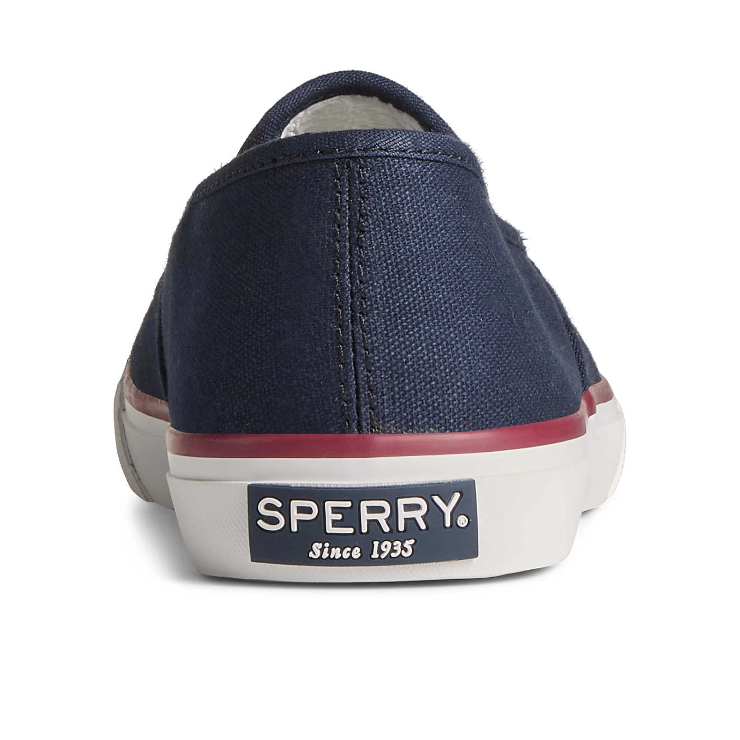 Sperry Top-Sider Women's Sperry X Brooks Brothers Slip On Sneaker Navy 5 Sperry Top-Sider Women's Sperry X Brooks Brothers Slip On Sneaker Navy - Image 3