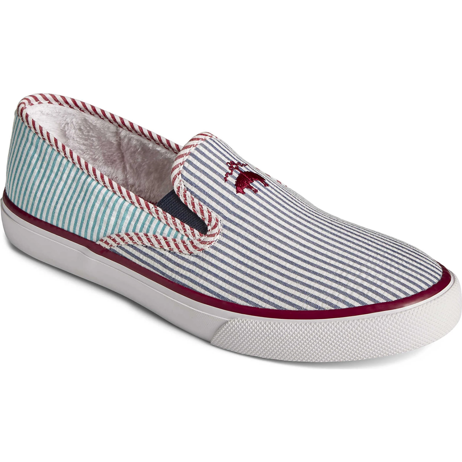 Sperry Top-Sider Men's Sperry X Brooks Brothers Slip On Sneaker Blue Multi 4 Sperry Top-Sider Men's Sperry X Brooks Brothers Slip On Sneaker Blue Multi - Image 2