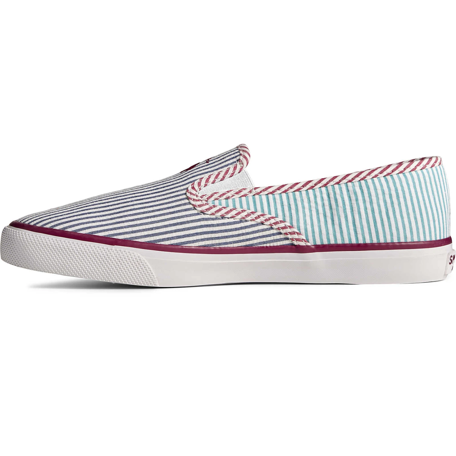Sperry Top-Sider Men's Sperry X Brooks Brothers Slip On Sneaker Blue Multi 6 Sperry Top-Sider Men's Sperry X Brooks Brothers Slip On Sneaker Blue Multi - Image 4