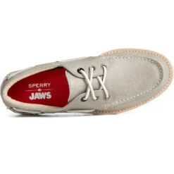 Sperry Top-Sider Men's Sperry X JAWS Authentic Original™ 3-Eye Boat Shoe Grey -Sperry Top-Sider Sales STS24381 TOP