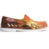 Sperry Top-Sider Men's Sperry X JAWS Authentic Original™ Float Boat Shoe Orange Multi -Sperry Top-Sider Sales STS24445 000