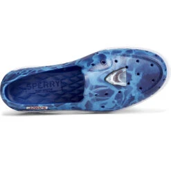 Sperry Top-Sider Men's Sperry X JAWS Authentic Original™ Float Boat Shoe Blue Multi -Sperry Top-Sider Sales STS24446 TOP