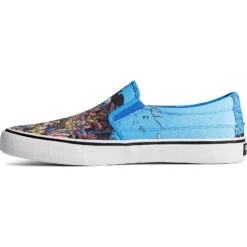 Sperry Top-Sider Men's Sperry X Kerby Striper II Utopia Slip On Sneaker Blue Multi -Sperry Top-Sider Sales STS24458 180