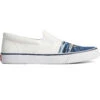 Sperry Top-Sider Men's Sperry X JAWS Striper II Slip On Sneaker White -Sperry Top-Sider Sales STS24461 000