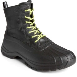 Sperry Top-Sider Men's Duck Float Lace Up Camo Boot Black Camo -Sperry Top-Sider Sales STS24592