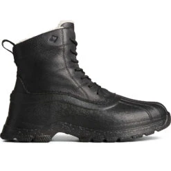 Sperry Top-Sider Men's Duck Float Lace Up Cozy Boot Black