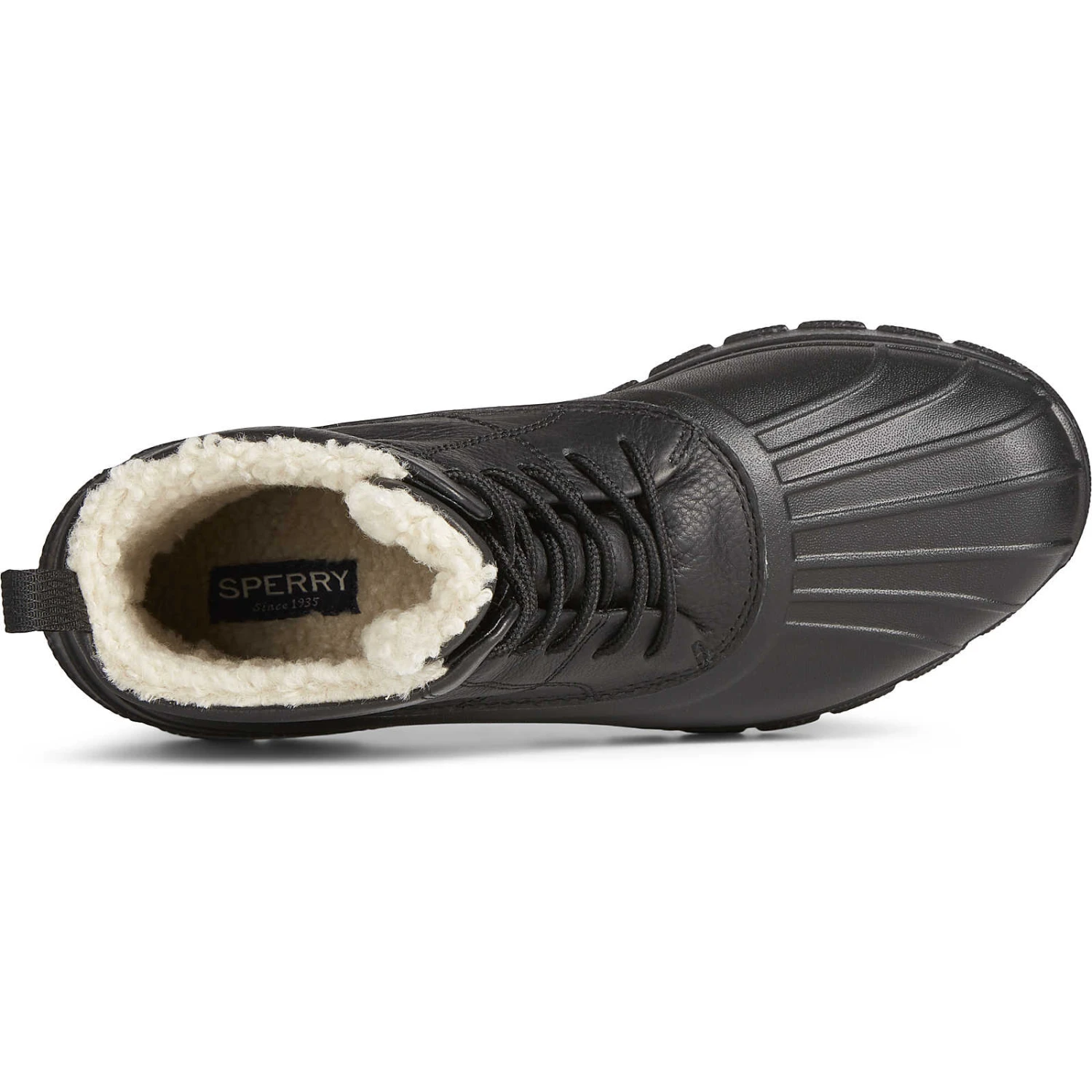 Sperry Top-Sider Men's Duck Float Lace Up Cozy Boot Black 7 Sperry Top-Sider Men's Duck Float Lace Up Cozy Boot Black - Image 5
