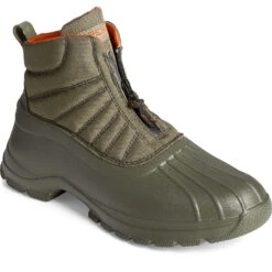 Sperry Top-Sider Men's SeaCycled™ Duck Float Zip Up Boot Olive -Sperry Top-Sider Sales STS24609