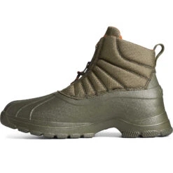Sperry Top-Sider Men's SeaCycled™ Duck Float Zip Up Boot Olive -Sperry Top-Sider Sales STS24609 180