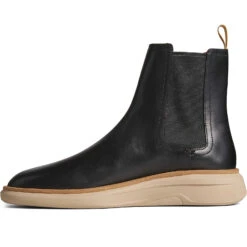 Sperry Top-Sider Men's Gold Cup™ Commodore PLUSHWAVE™ Chelsea Boot Black -Sperry Top-Sider Sales STS24622 180
