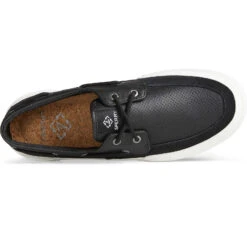 Sperry Top-Sider Men's SeaCycled™ Soletide 2-Eye Sneaker Black -Sperry Top-Sider Sales STS24687 TOP