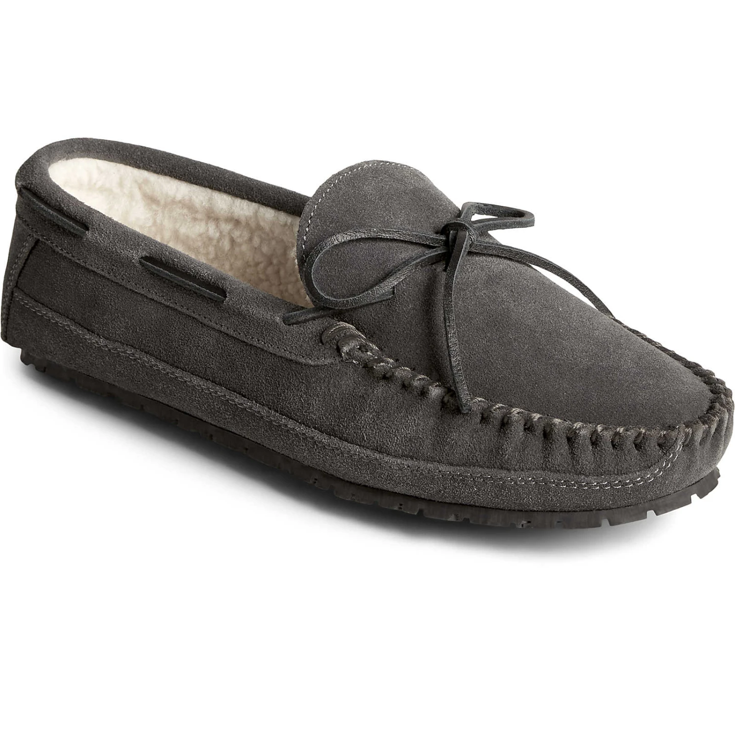 Sperry Top-Sider Men's Brandon 1-Eye Moccasin Slipper Charcoal 4 Sperry Top-Sider Men's Brandon 1-Eye Moccasin Slipper Charcoal - Image 2
