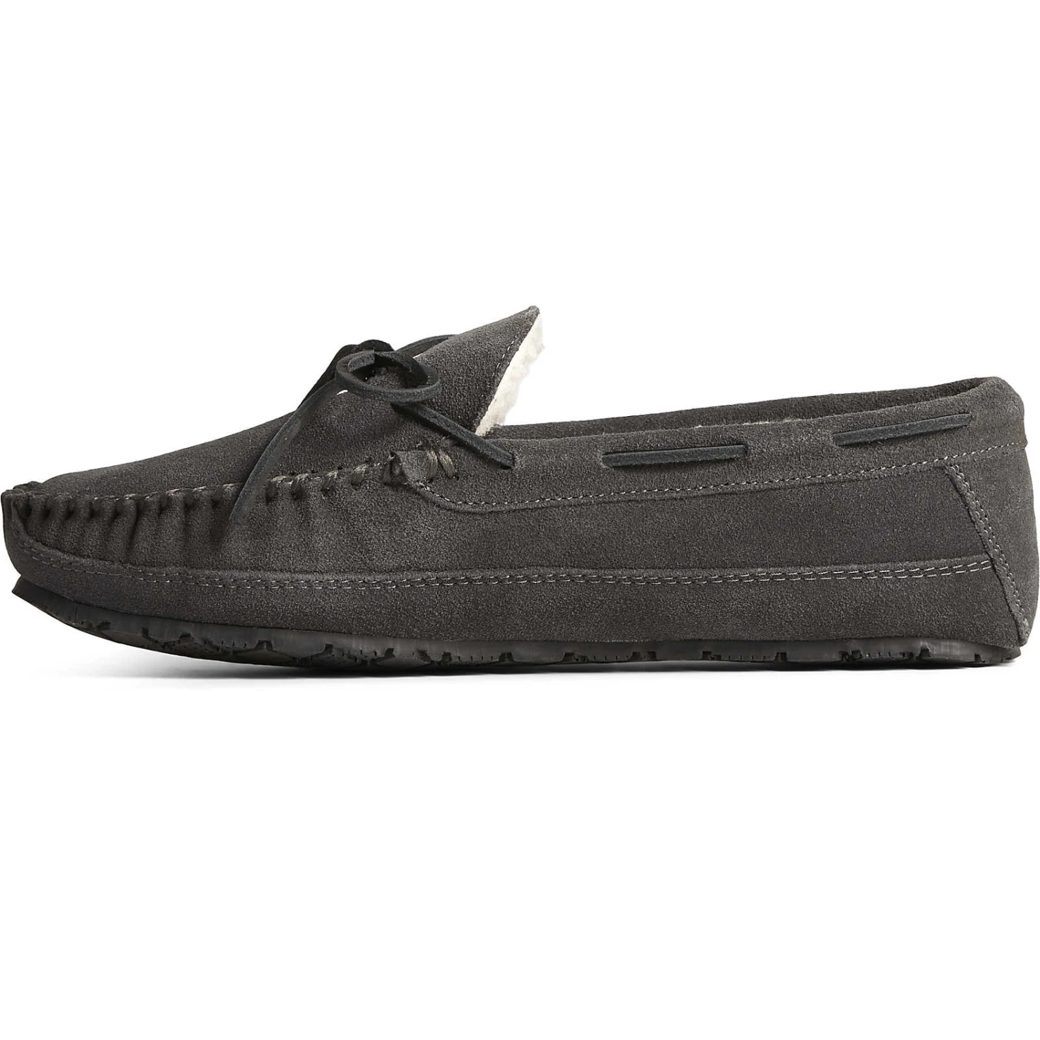 Sperry Top-Sider Men's Brandon 1-Eye Moccasin Slipper Charcoal 6 Sperry Top-Sider Men's Brandon 1-Eye Moccasin Slipper Charcoal - Image 4