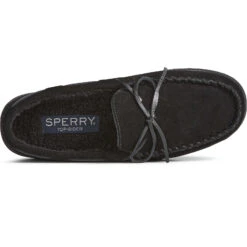 Sperry Top-Sider Men's Doyle Moc 1-Eye Slipper Black -Sperry Top-Sider Sales STS24758 TOP