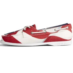 Sperry Top-Sider Men's Authentic Original™ Americana Boat Shoe Red/White/Blue -Sperry Top-Sider Sales STS24776 180