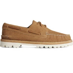 Sperry Top-Sider Unisex Cloud Authentic Original™ 3-Eye Vibram Boat Shoe Tan