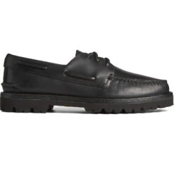 Sperry Top-Sider Unisex Cloud Authentic Original™ 3-Eye Vibram Boat Shoe Black