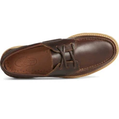 Sperry Top-Sider Unisex Cloud Authentic Original™ 3-Eye Vibram Boat Shoe Brown -Sperry Top-Sider Sales STS24892 TOP