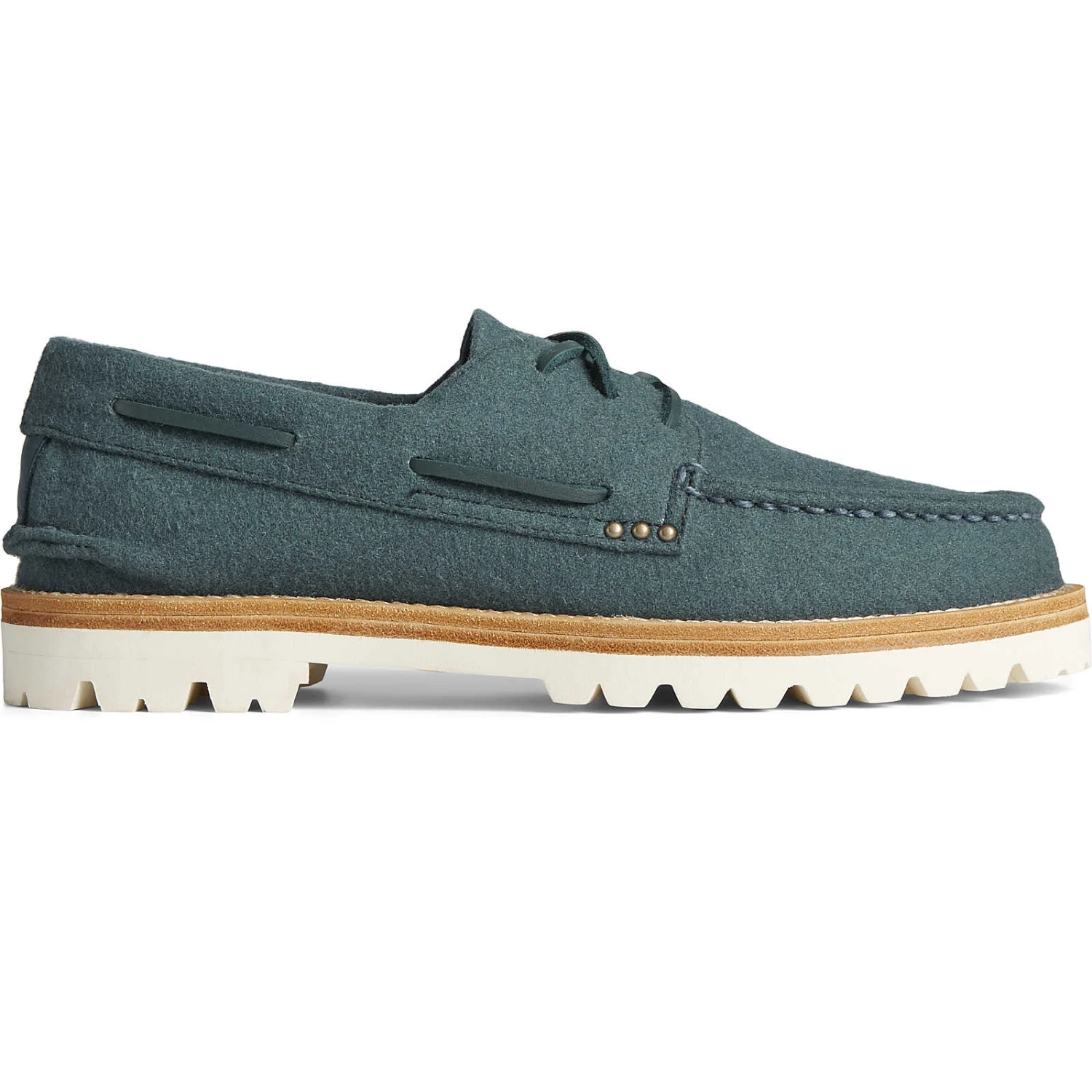 Sperry Top-Sider Men's SeaCycled™ Cloud Authentic Original™ 3-Eye Wool Boat Shoe Blue 3 Sperry Top-Sider Men's SeaCycled™ Cloud Authentic Original™ 3-Eye Wool Boat Shoe Blue