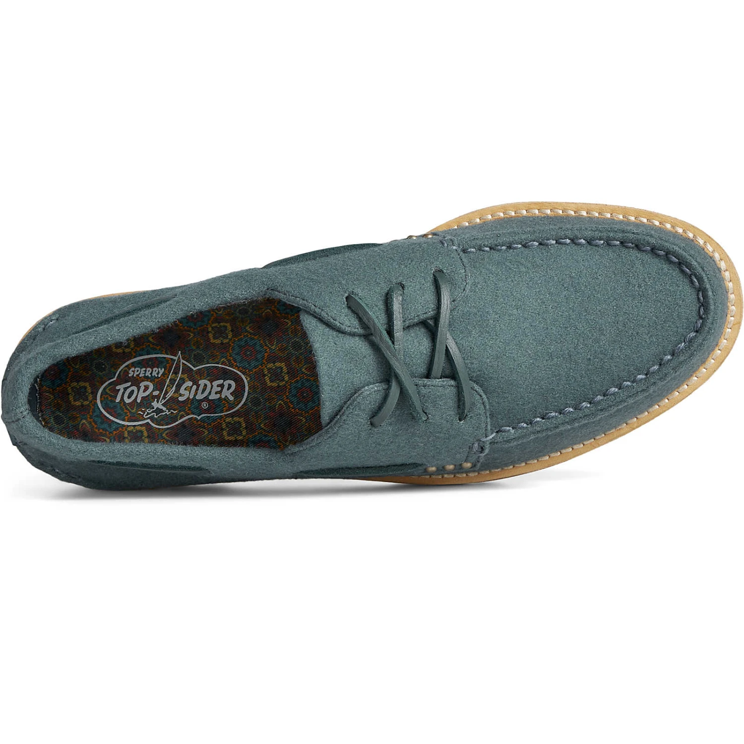 Sperry Top-Sider Men's SeaCycled™ Cloud Authentic Original™ 3-Eye Wool Boat Shoe Blue 8 Sperry Top-Sider Men's SeaCycled™ Cloud Authentic Original™ 3-Eye Wool Boat Shoe Blue - Image 6